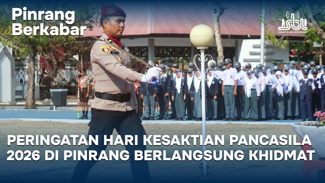Pinrang Berkabar | Peringatan Hari Kesaktian Pancasila 2026 di Pinrang Berlangsung Khidmat