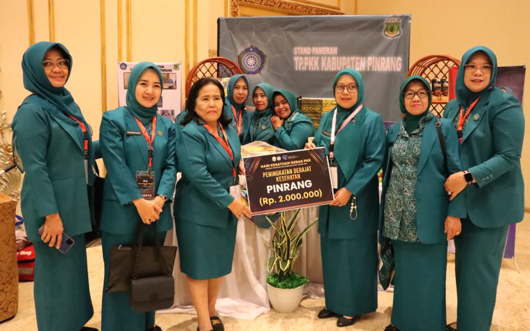 TP PKK Pinrang Jadi Pilot Project Peningkatan Derajat Kesehatan pada Puncak Peringatan HKG PKK ke-52 Tingkat Provinsi