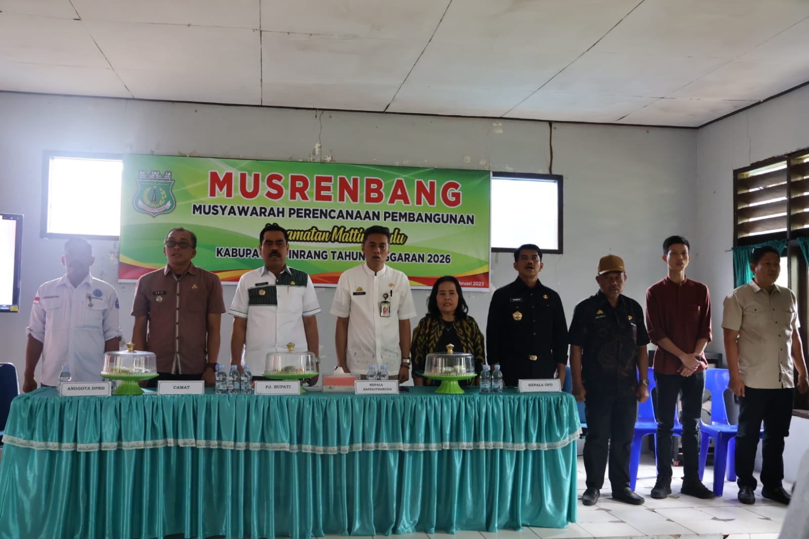 Pj. Bupati Pinrang Hadiri Musrenbang Kecamatan Mattiro Bulu, Tekankan Skala Prioritas dalam Perencanaan Pembangunan