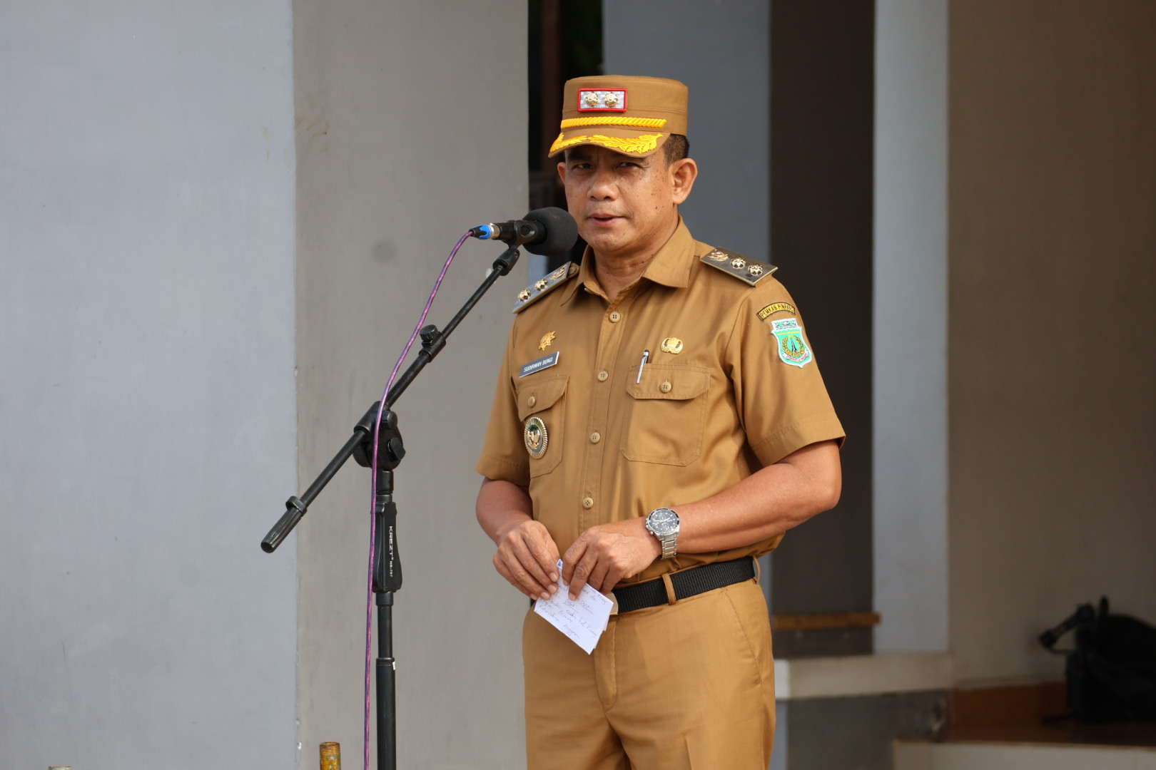 Wabup Pinrang Pimpin Upacara, Tekankan Kedisiplinan ASN dan Persatuan