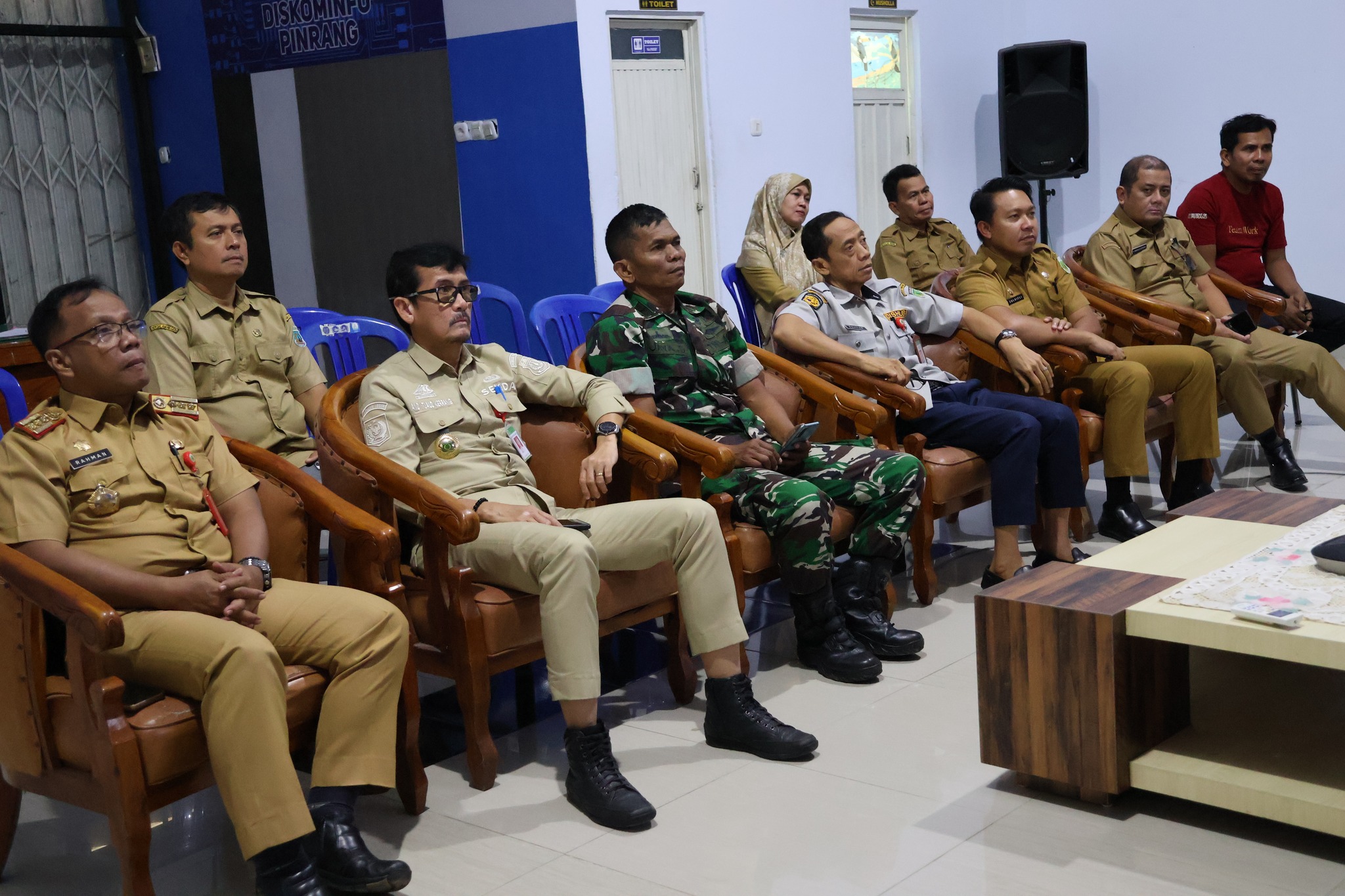 Sekda Pinrang Ikuti Rakor Pengendalian Inflasi 2025