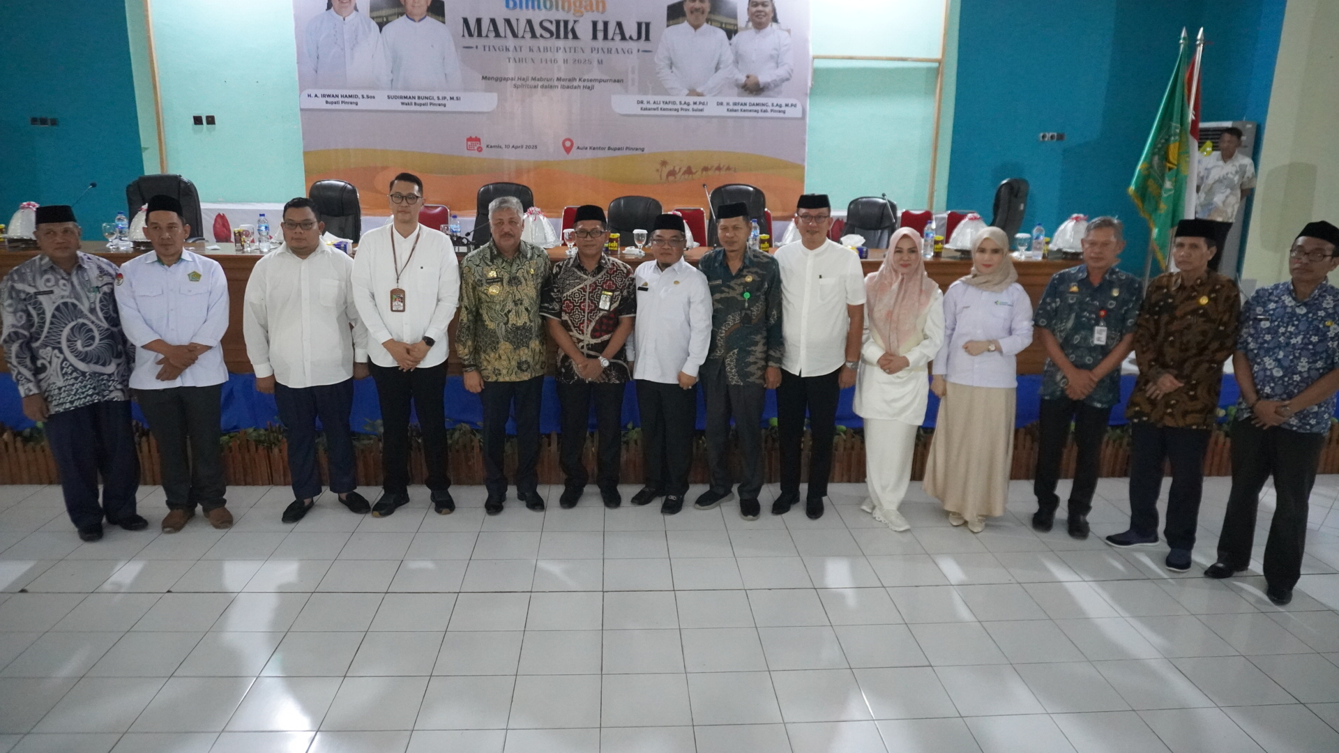 Bupati Pinrang Ingatkan Calon Jamaah Haji untuk Jaga Kesehatan dan Kebersamaan