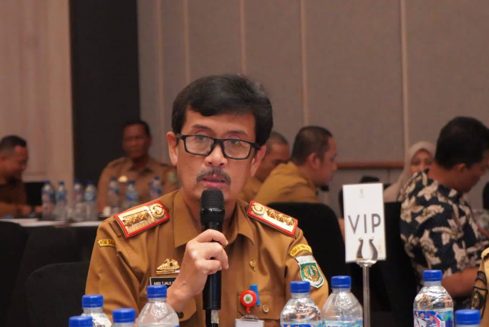 Sekda Pinrang Hadiri Rakor Rekonsiliasi Data Iuran Wajib BPJS Kesehatan