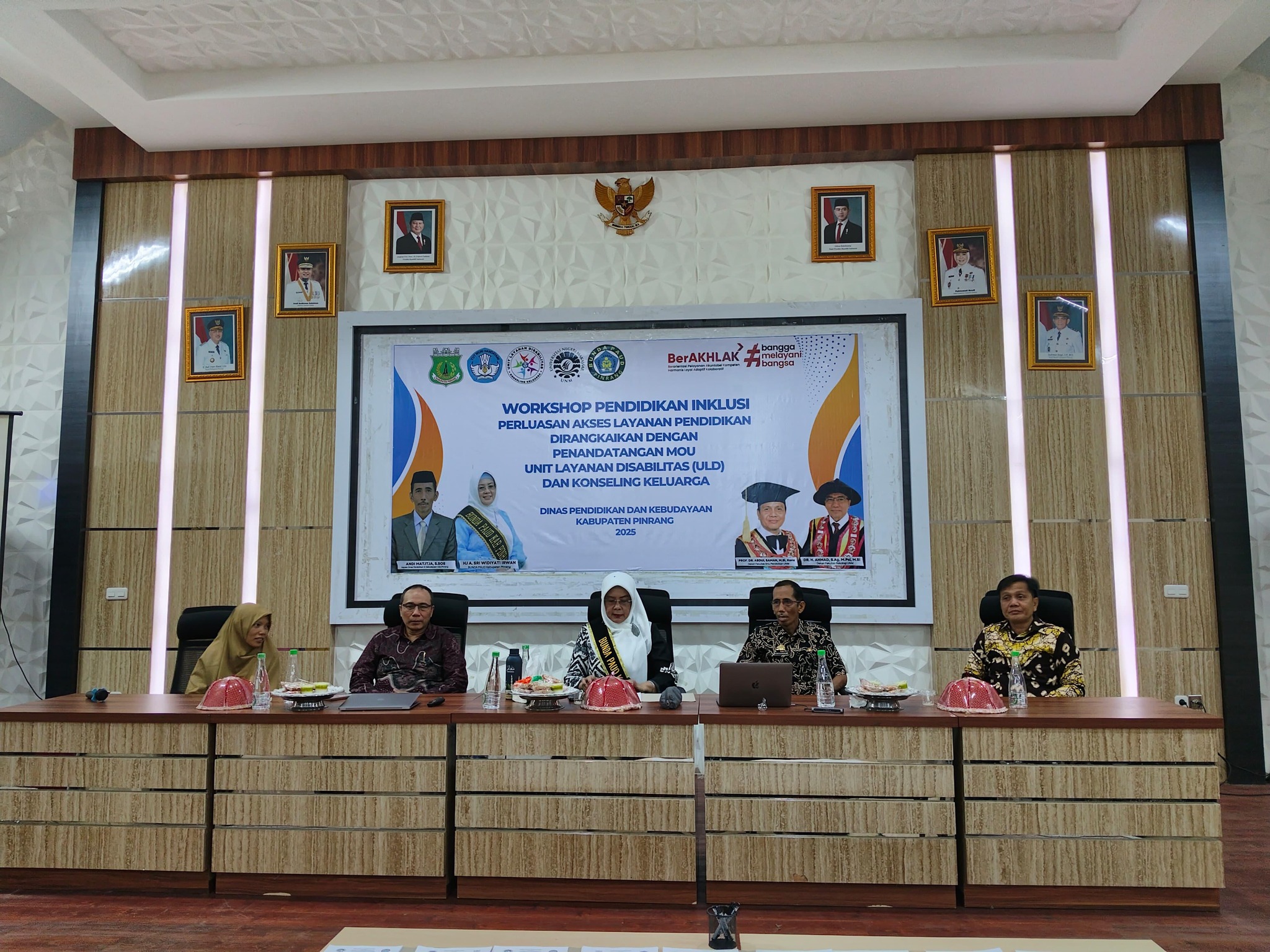 Bunda PAUD Pinrang Buka Workshop Pendidikan Inklusi & Teken MoU Dukung ABK