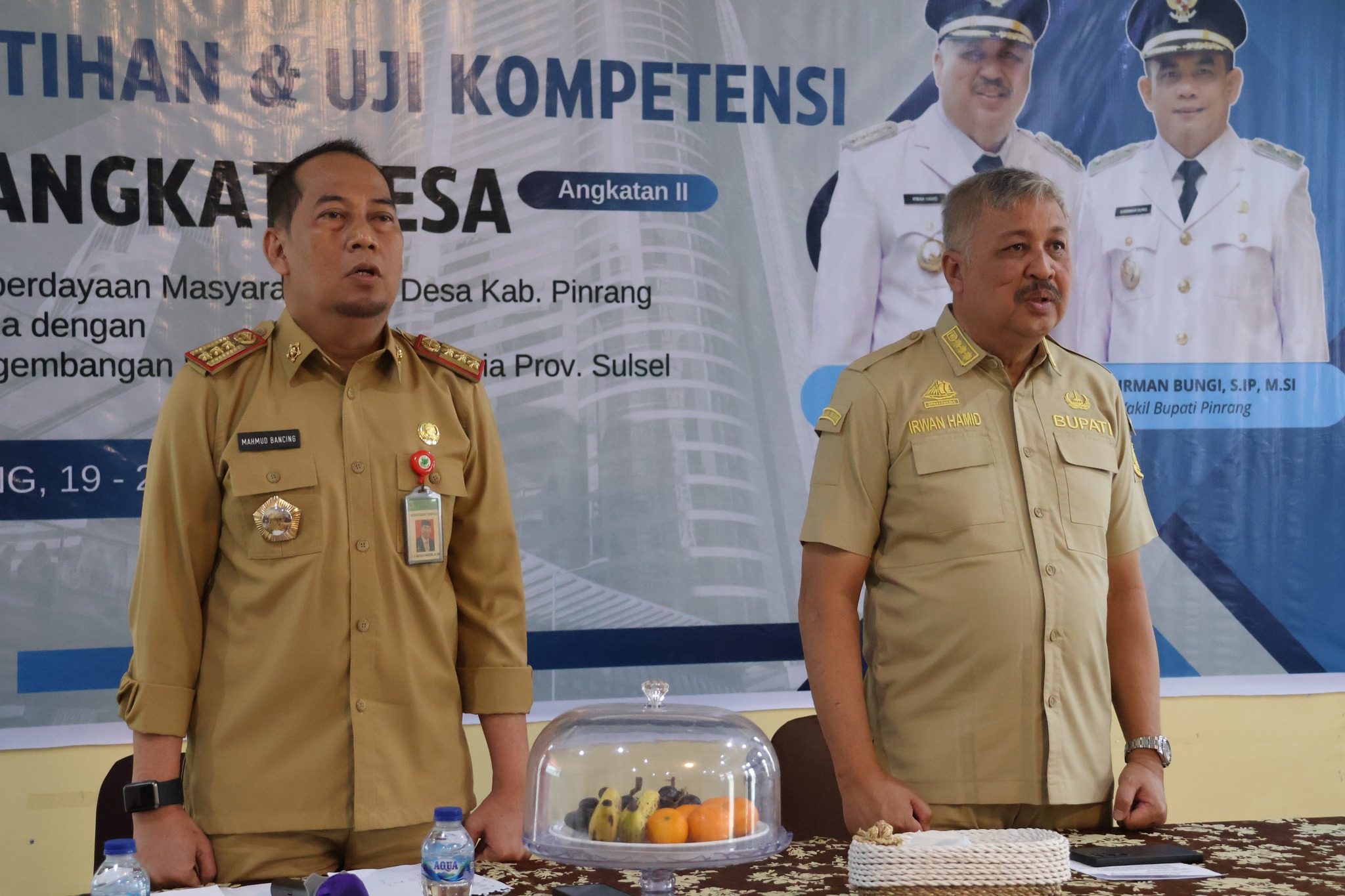Bupati Pinrang Buka Pelatihan dan Uji Kompetensi Perangkat Desa, Dorong Profesionalisme Pelayanan