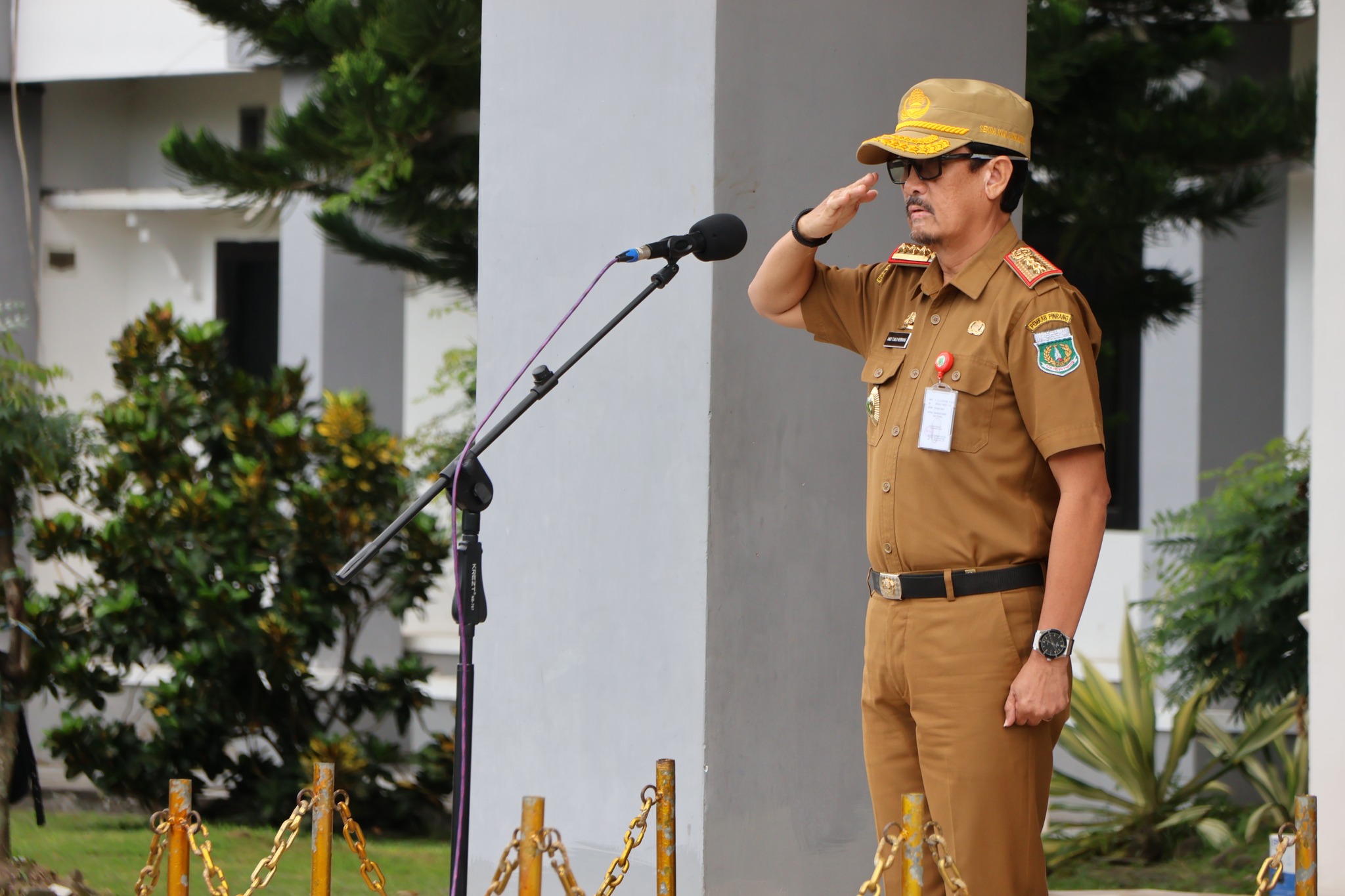 Sekda Pinrang Pimpin Upacara Harkitnas ke-117: Bangkit Bersama, Menuju Indonesia Maju