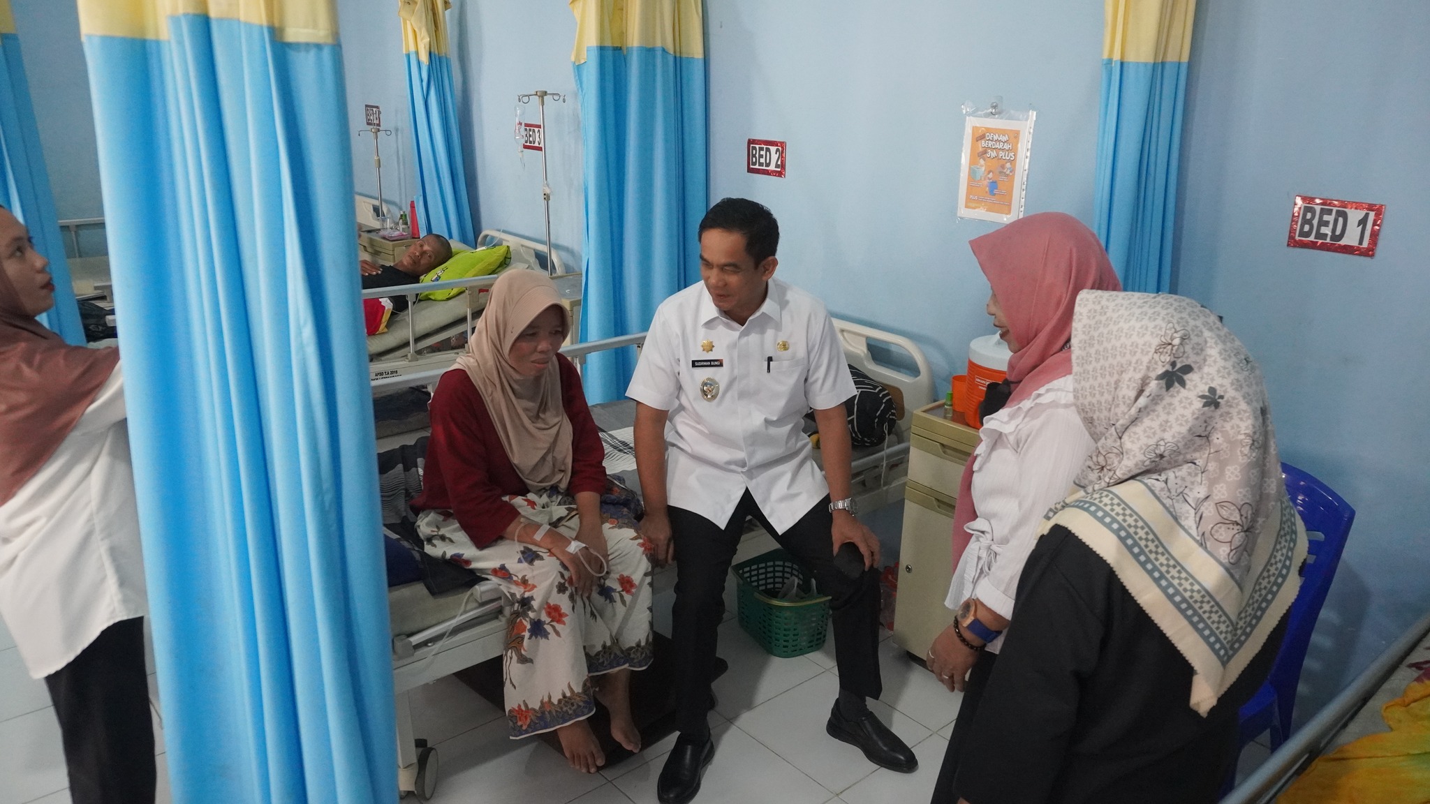 Wabup Pinrang Lanjutkan Monitoring Layanan Publik, Soroti Fasilitas Kesehatan dan Pendidikan