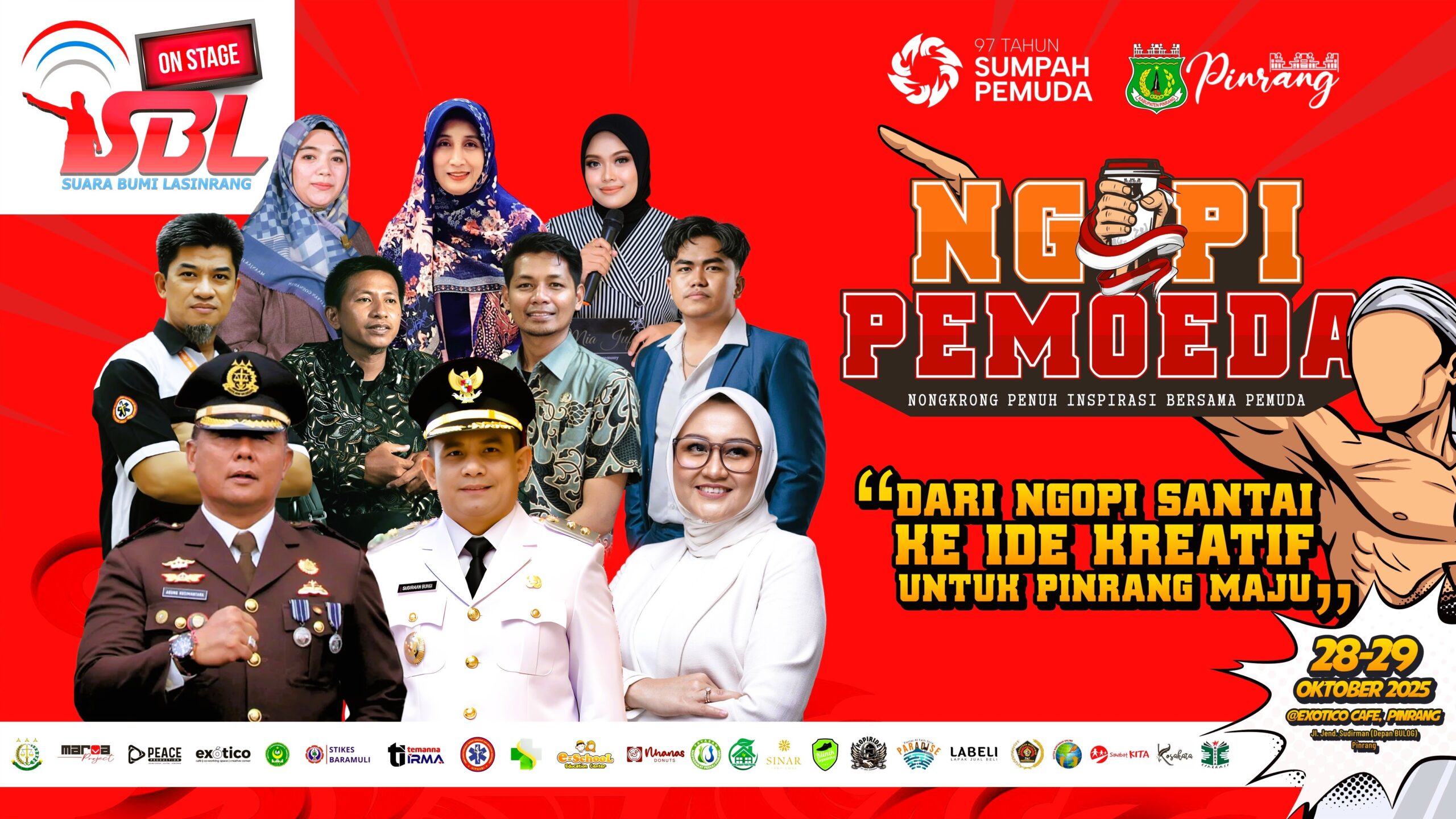Ngopi Pemoeda 2025: Dari Ngopi Santai ke Ide Kreatif untuk Pinrang Maju