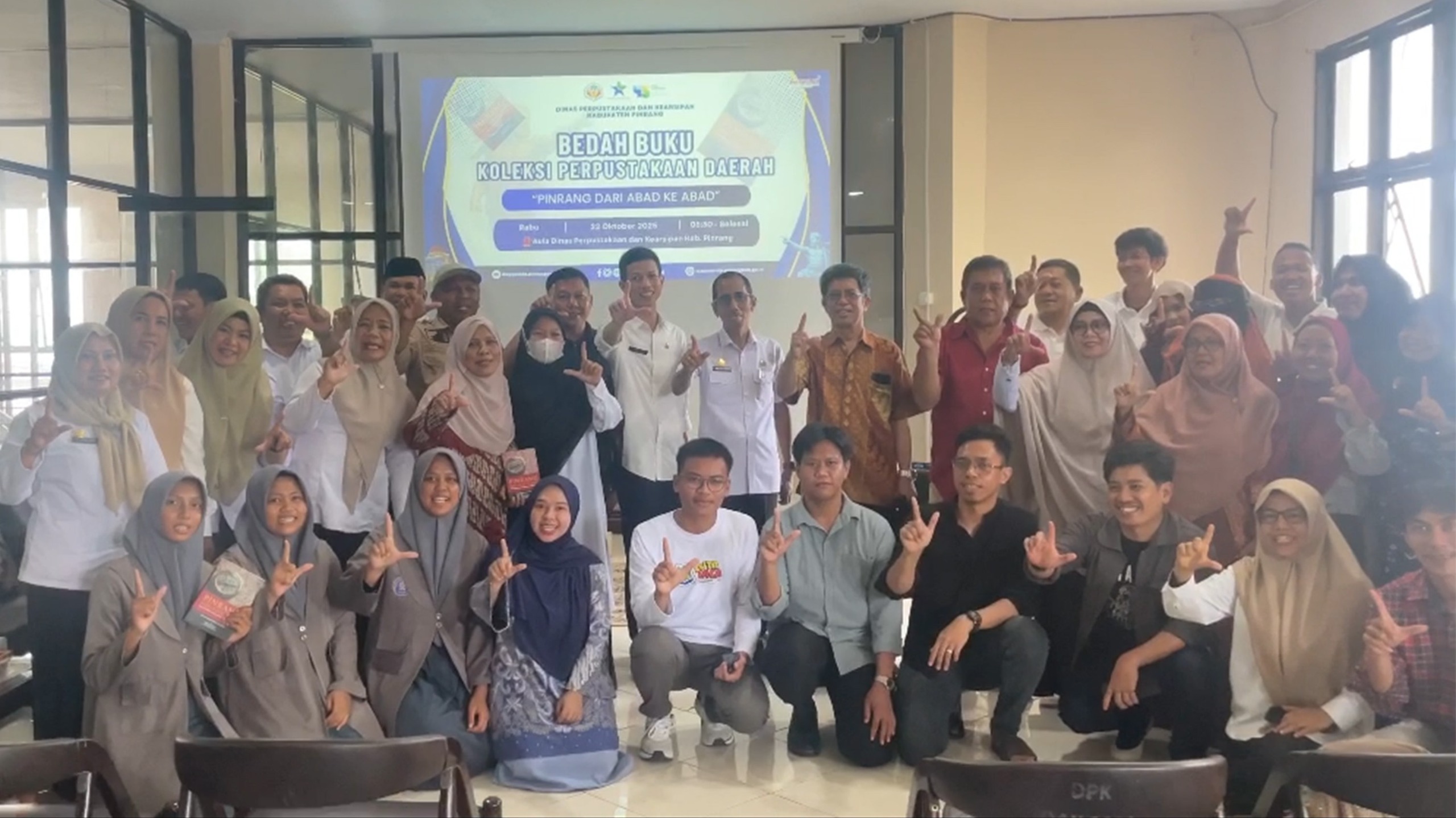 Mengenal Pinrang Lewat Lembaran Sejarah: Dispusipda Bedah Buku “Pinrang dari Abad ke Abad”