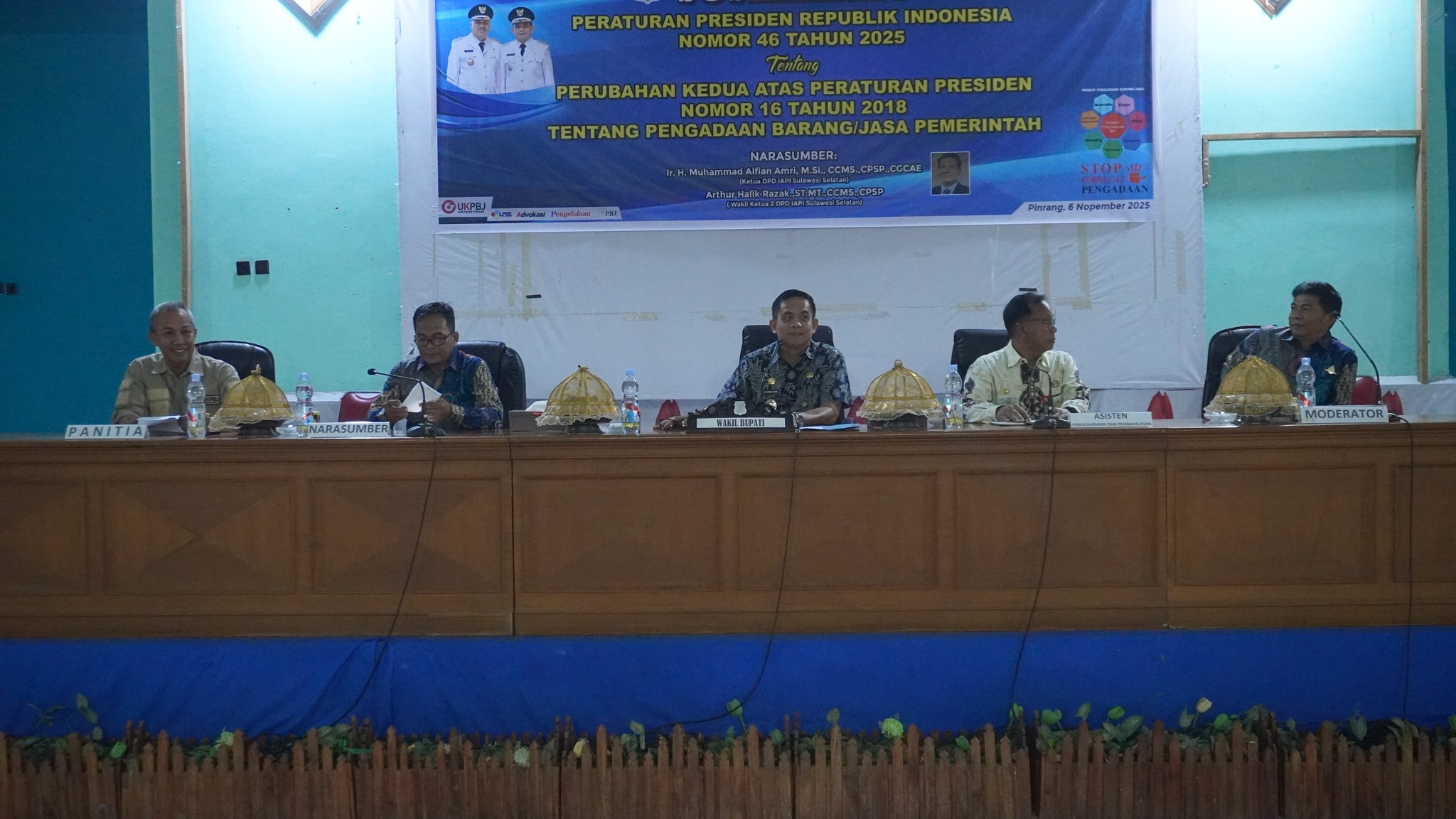 Wabup Pinrang Tekankan Pentingnya Pemahaman Regulasi Pengadaan Barang dan Jasa bagi Pemerintah dan Pelaku Usaha