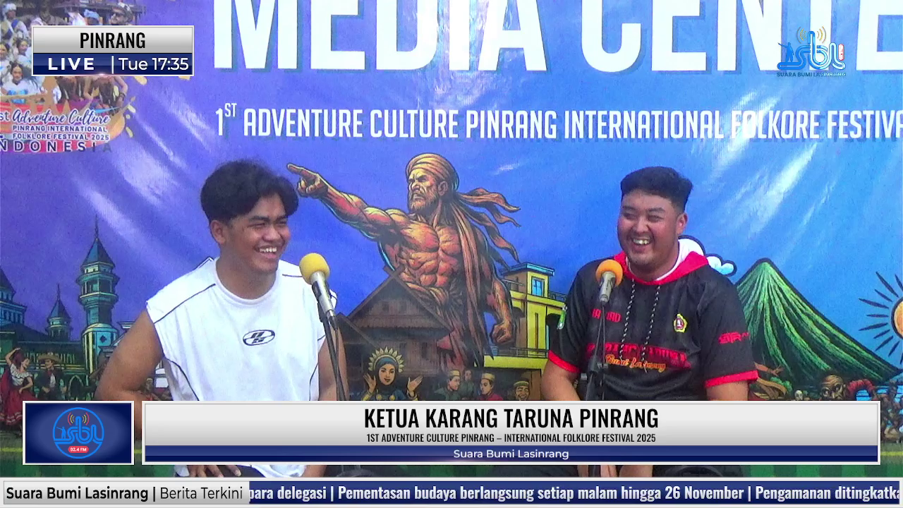 Di Balik Panggung Festival Internasional, Ada Semangat Pemuda Pinrang yang Tak Pernah Padam