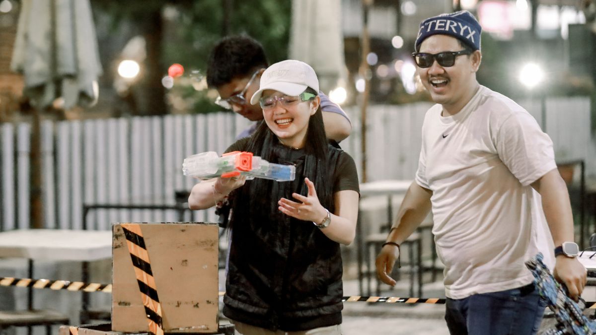 Fun War Lasinrang WGB di Exotico Cafe, Salurkan Tren Water Gel Blaster ke Arena Aman