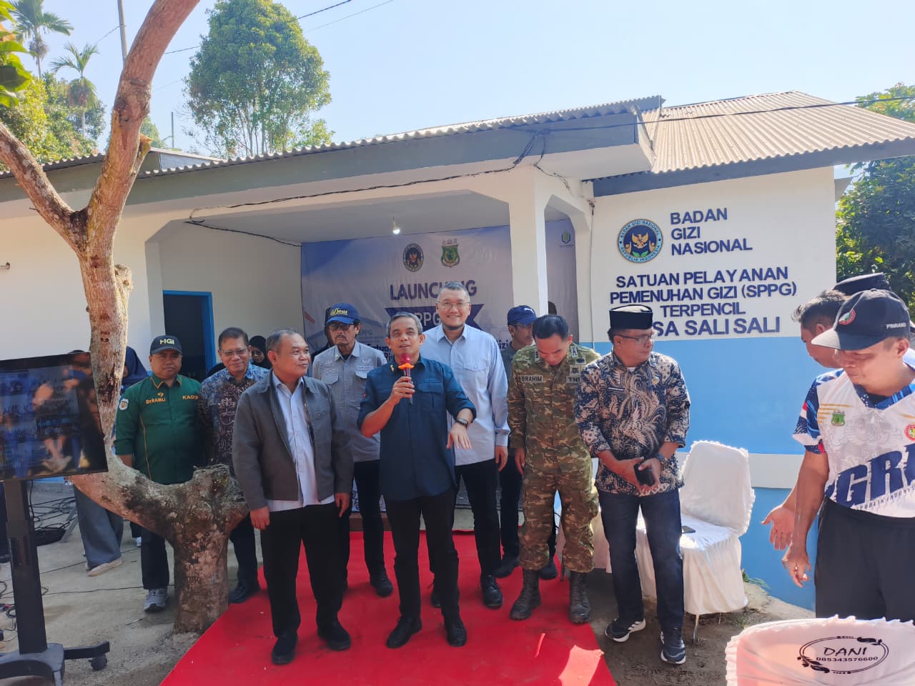 Pemkab Pinrang Dukung Peluncuran SPPG 3T, Kadis Kesehatan Hadir Langsung di Desa Sali-Sali