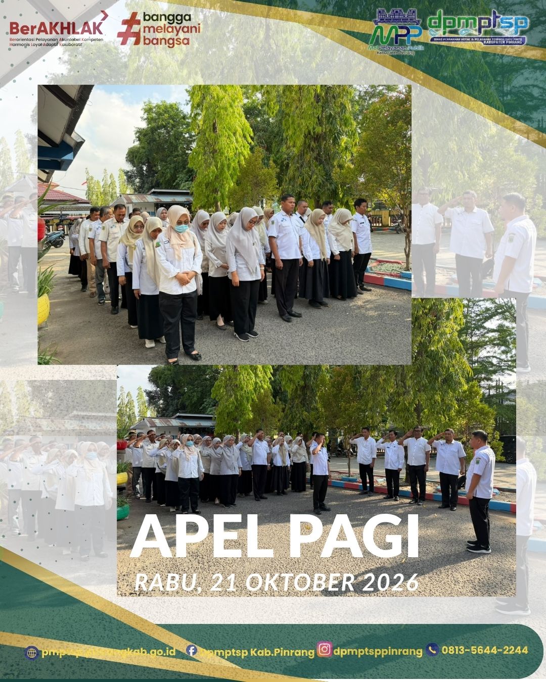 Awali Hari dengan Disiplin, Wujudkan Pelayanan Publik Berkualitas