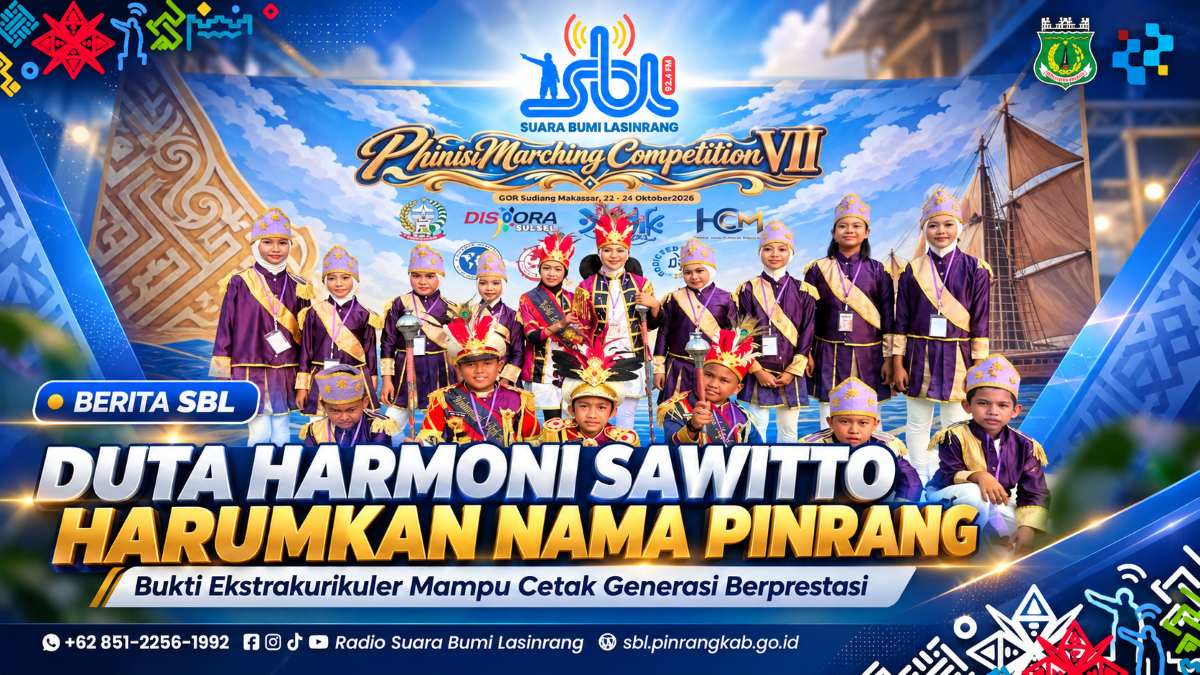 Duta Harmoni Sawitto Borong Prestasi di Phinisi Marching Competition VII, Harumkan Nama Pinrang