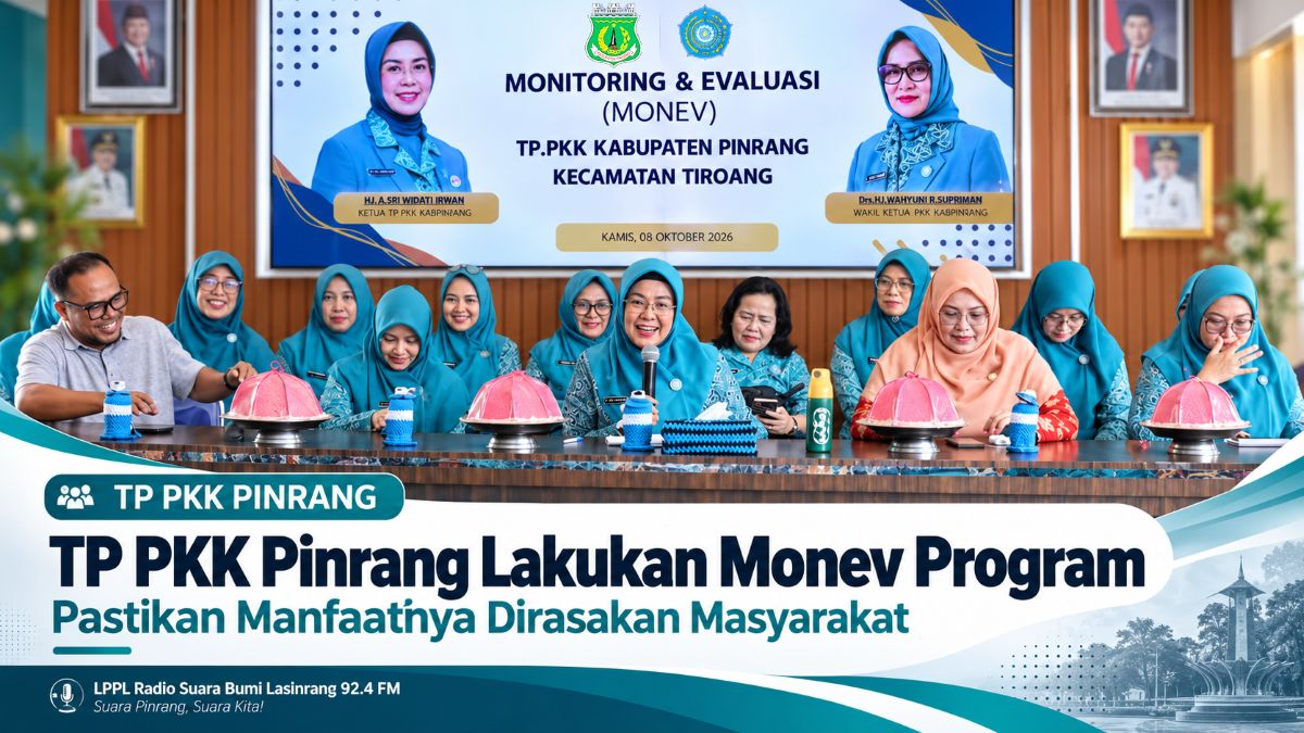 TP PKK Pinrang Lakukan Monev Program, Pastikan Manfaatnya Dirasakan Masyarakat