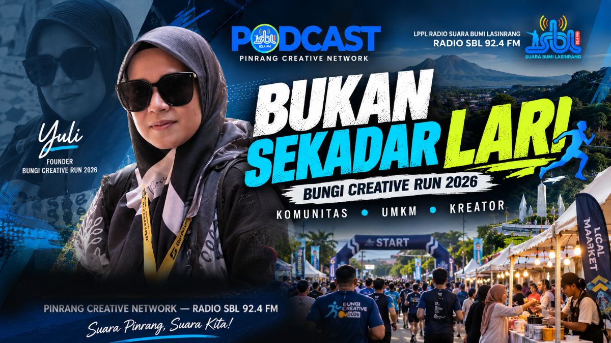 Bukan Sekadar Lari, Bungi Creative Run 2026 Pertemukan Komunitas, UMKM dan Kreator di Pinrang