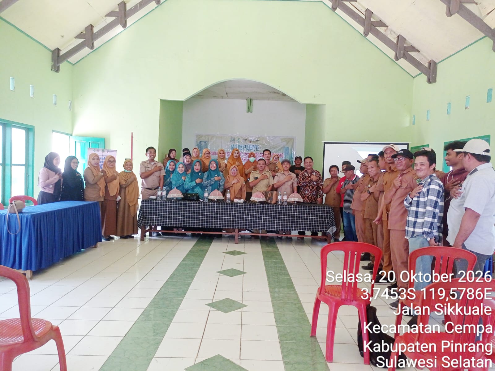 Dinkes Pinrang Lanjutkan Kampanye GERMAS di Kecamatan Cempa, Tekankan Pentingnya Perilaku Hidup Sehat dari Keluarga