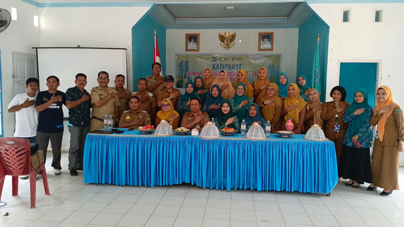 Tingkatkan Kesadaran Hidup Sehat, Dinkes Pinrang Lanjutkan Gelar Kampanye GERMAS di Kecamatan Paleteang